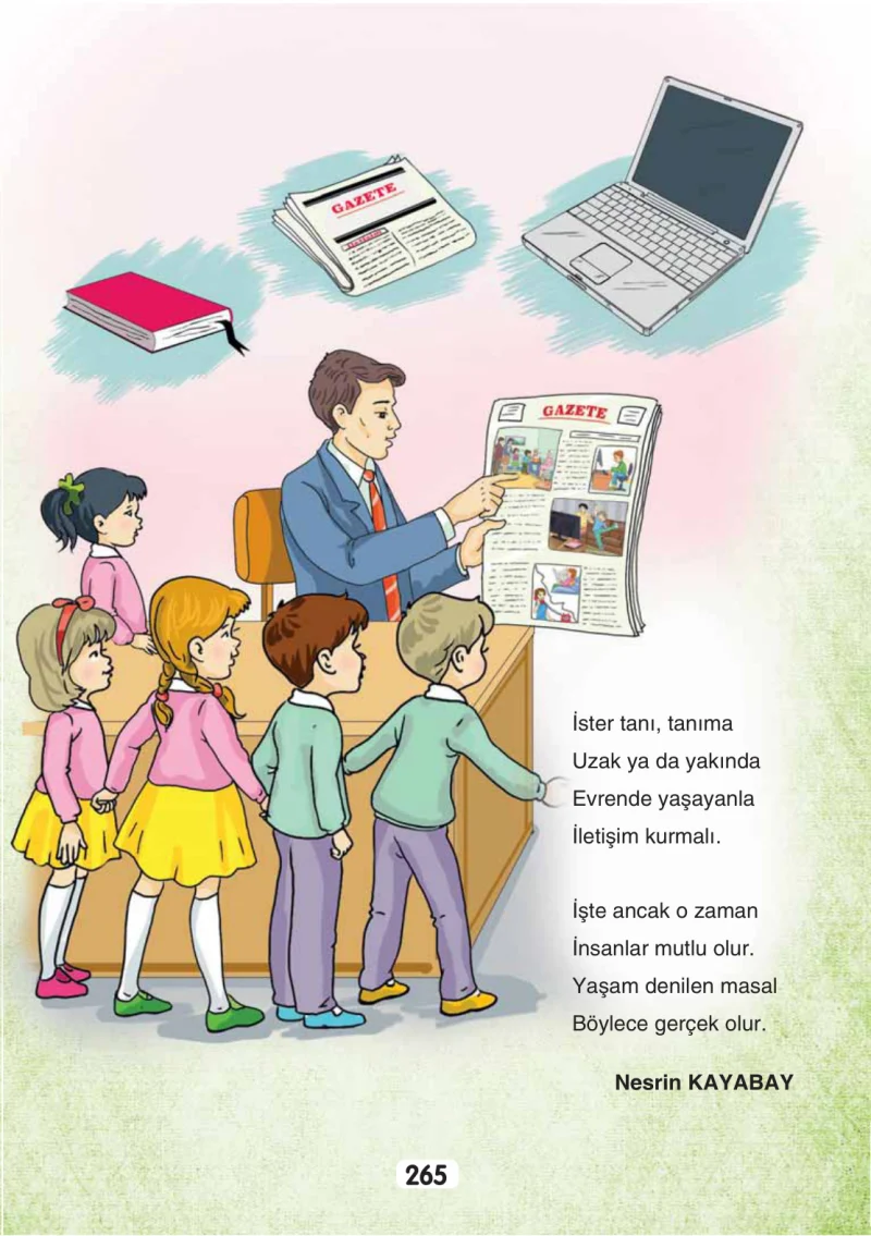 3. Sınıf Türkçe Ders Kitabı Cevapları Sonuç Yayınları Sayfa 265