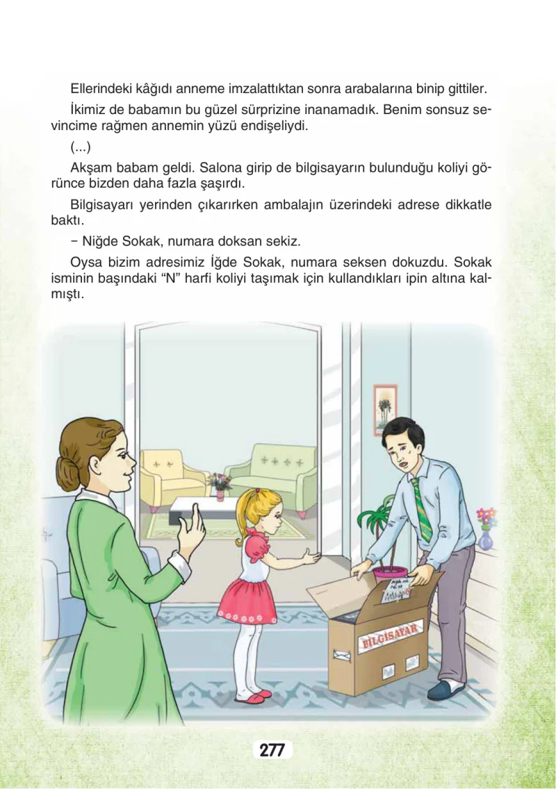 3. Sınıf Türkçe Ders Kitabı Cevapları Sonuç Yayınları Sayfa 277
