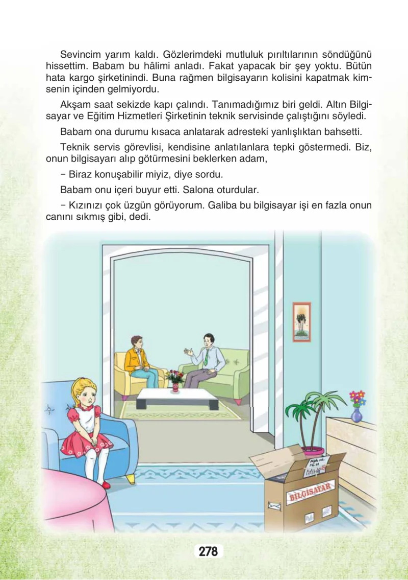 3. Sınıf Türkçe Ders Kitabı Cevapları Sonuç Yayınları Sayfa 278