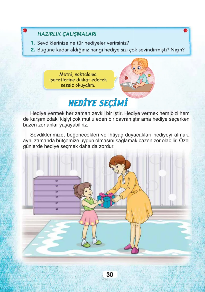 3. Sınıf Türkçe Ders Kitabı Cevapları Sonuç Yayınları Sayfa 30