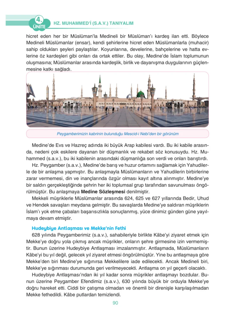 4. Sınıf Din Kültürü ve Ahlak Bilgisi Ders Kitabı Cevapları Anka Yayınları Sayfa 90