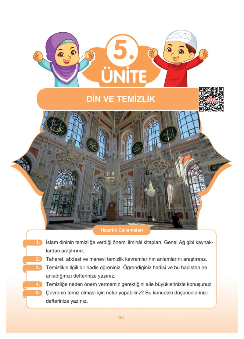 4. Sınıf Din Kültürü ve Ahlak Bilgisi Ders Kitabı Cevapları Anka Yayınları Sayfa 95