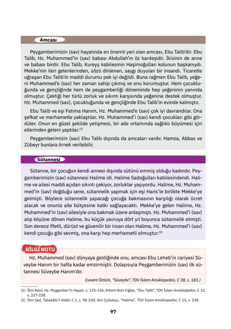4. Sınıf Din Kültürü ve Ahlak Bilgisi Ders Kitabı Cevapları SDR İpekyolu Yayınları Sayfa 97