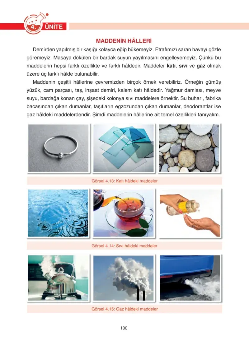 4. Sınıf Fen Bilimleri Ders Kitabı Cevapları Anka Yayınevi Sayfa 100