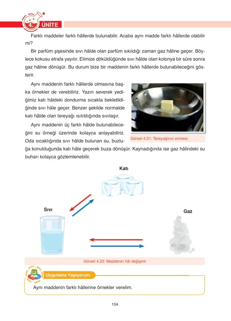 4. Sınıf Fen Bilimleri Ders Kitabı Cevapları Anka Yayınevi Sayfa 104
