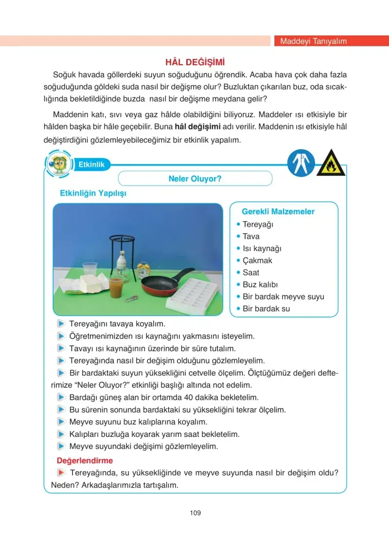 4. Sınıf Fen Bilimleri Ders Kitabı Cevapları Anka Yayınevi Sayfa 109