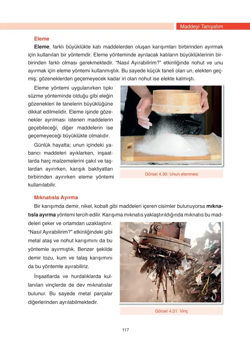 4. Sınıf Fen Bilimleri Ders Kitabı Cevapları Anka Yayınevi Sayfa 117