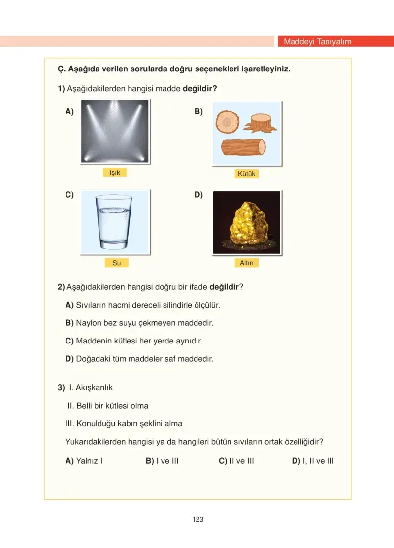 4. Sınıf Fen Bilimleri Ders Kitabı Cevapları Anka Yayınevi Sayfa 123