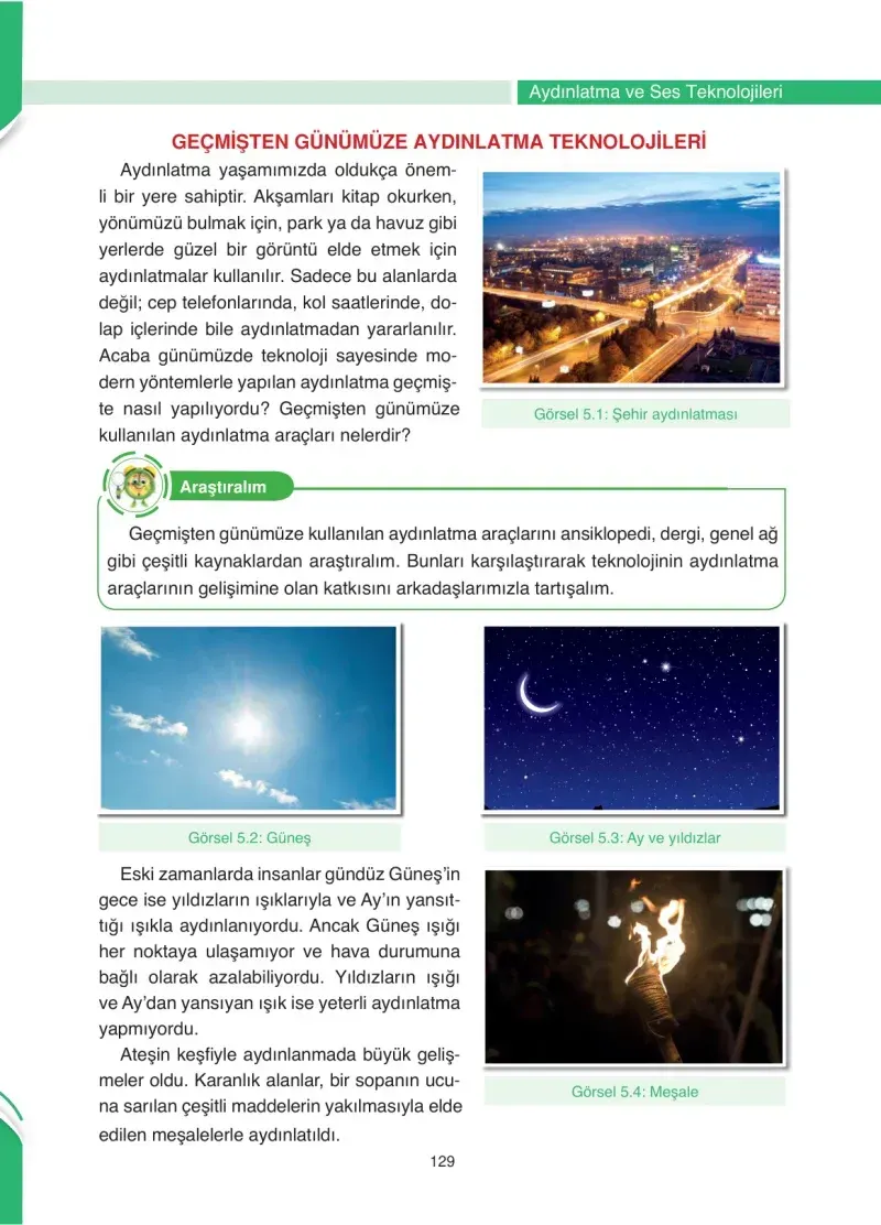 4. Sınıf Fen Bilimleri Ders Kitabı Cevapları Anka Yayınevi Sayfa 129