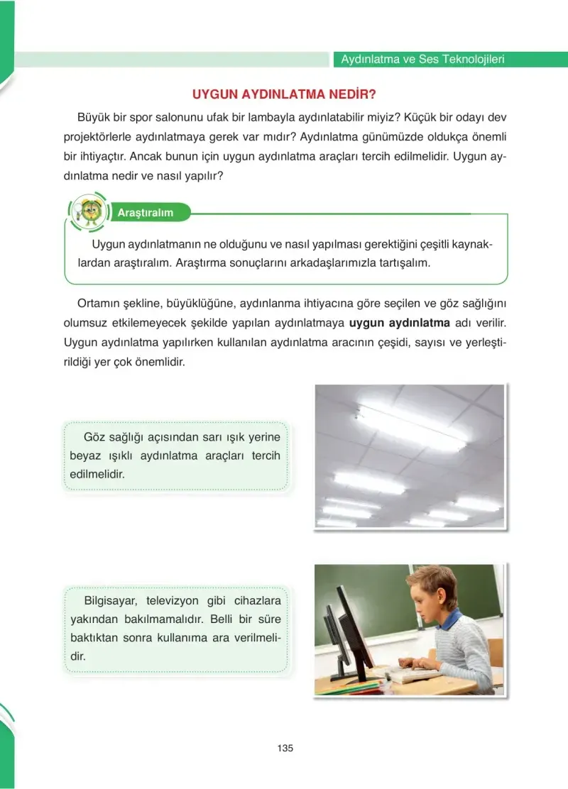 4. Sınıf Fen Bilimleri Ders Kitabı Cevapları Anka Yayınevi Sayfa 135