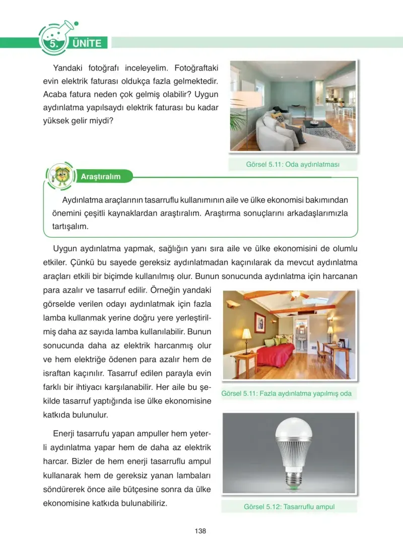 4. Sınıf Fen Bilimleri Ders Kitabı Cevapları Anka Yayınevi Sayfa 138