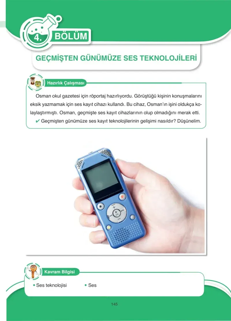 4. Sınıf Fen Bilimleri Ders Kitabı Cevapları Anka Yayınevi Sayfa 145