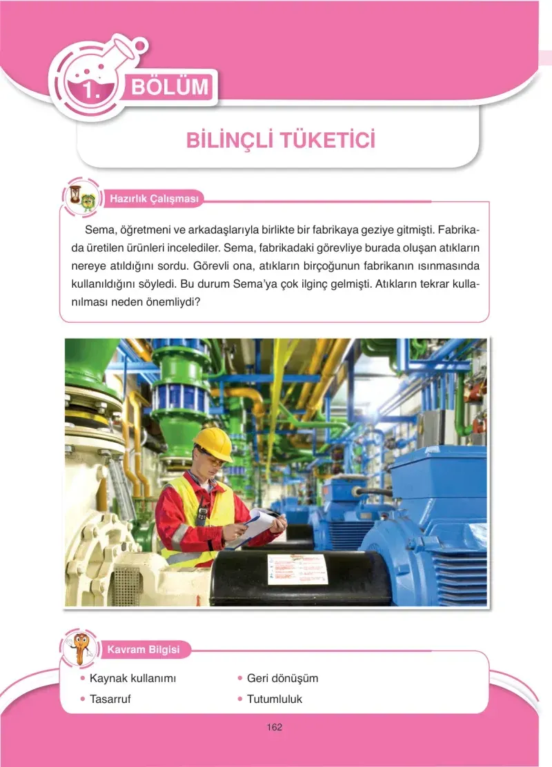 4. Sınıf Fen Bilimleri Ders Kitabı Cevapları Anka Yayınevi Sayfa 162
