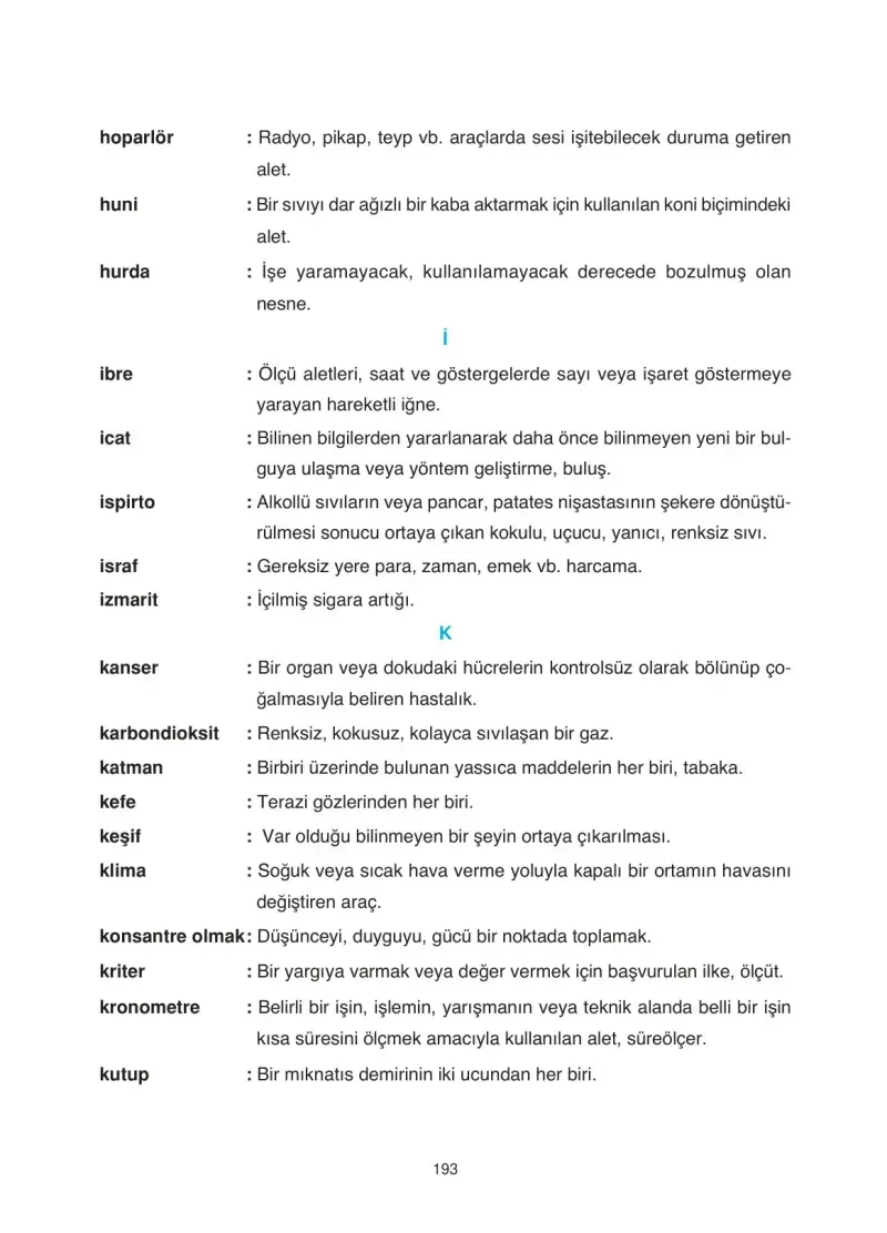 4. Sınıf Fen Bilimleri Ders Kitabı Cevapları Anka Yayınevi Sayfa 193