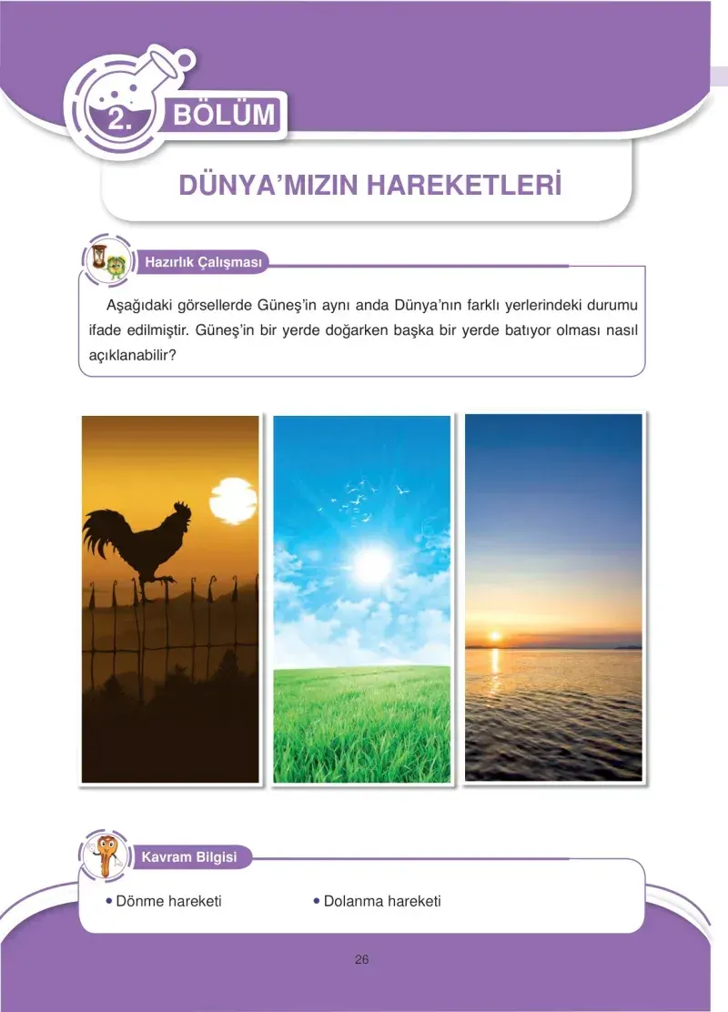 4. Sınıf Fen Bilimleri Ders Kitabı Cevapları Anka Yayınevi Sayfa 26