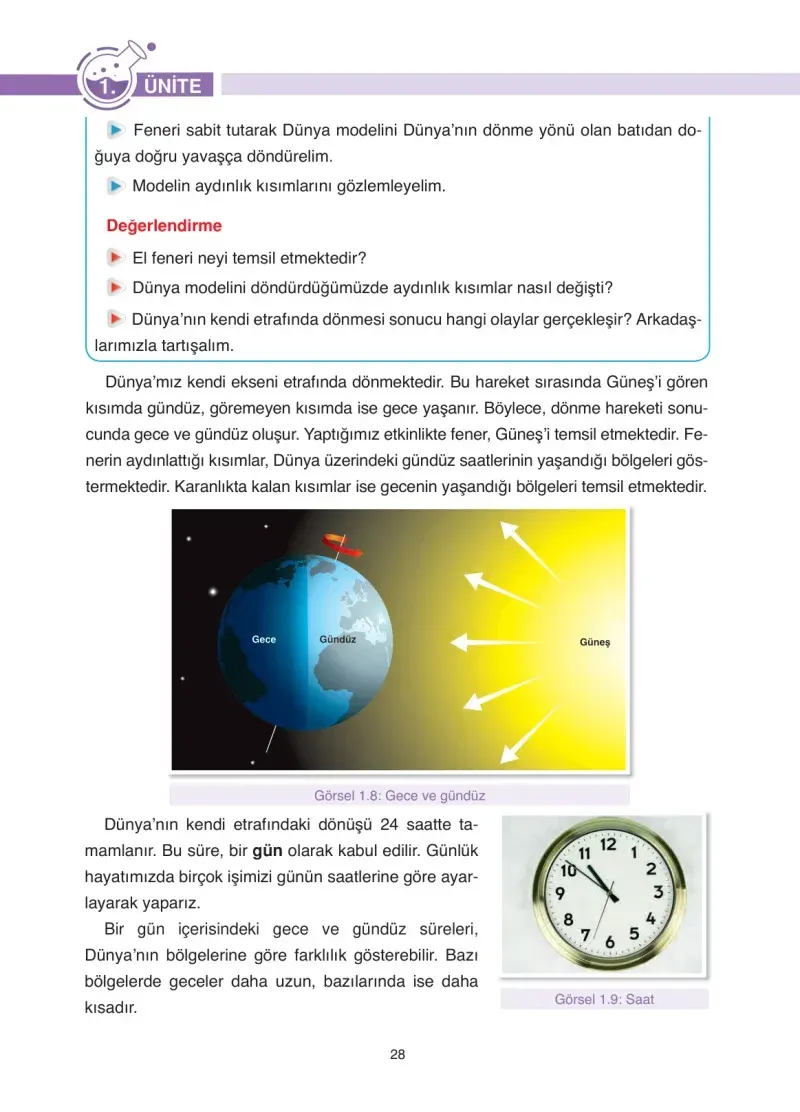 4. Sınıf Fen Bilimleri Ders Kitabı Cevapları Anka Yayınevi Sayfa 28