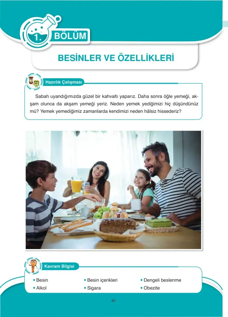 4. Sınıf Fen Bilimleri Ders Kitabı Cevapları Anka Yayınevi Sayfa 40