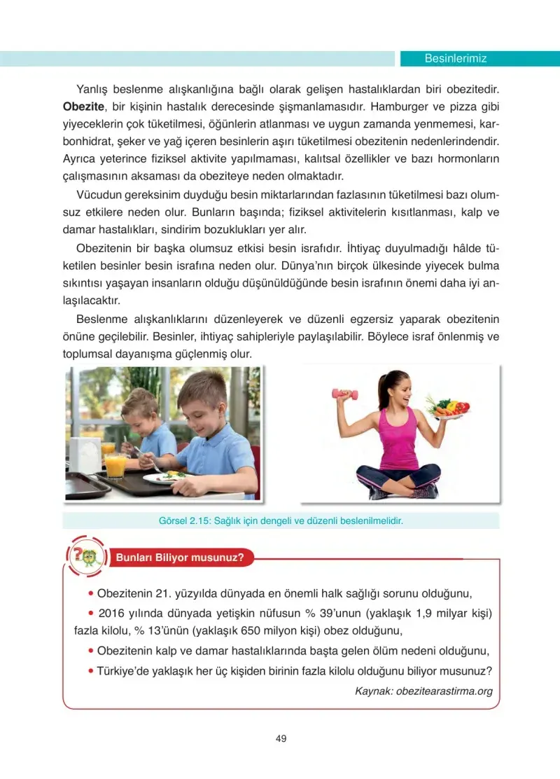 4. Sınıf Fen Bilimleri Ders Kitabı Cevapları Anka Yayınevi Sayfa 49