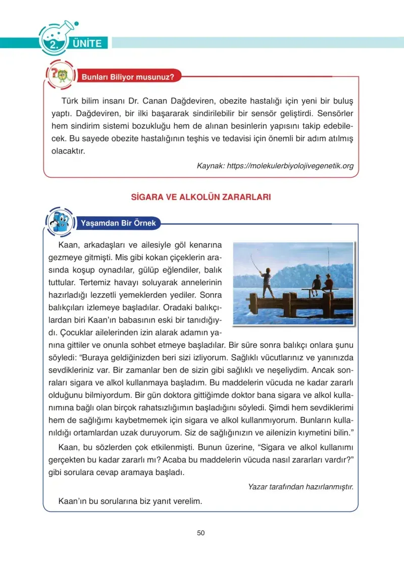 4. Sınıf Fen Bilimleri Ders Kitabı Cevapları Anka Yayınevi Sayfa 50