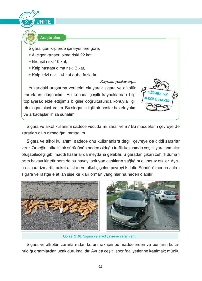 4. Sınıf Fen Bilimleri Ders Kitabı Cevapları Anka Yayınevi Sayfa 52