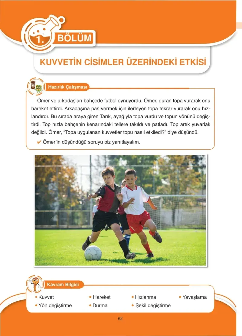 4. Sınıf Fen Bilimleri Ders Kitabı Cevapları Anka Yayınevi Sayfa 62