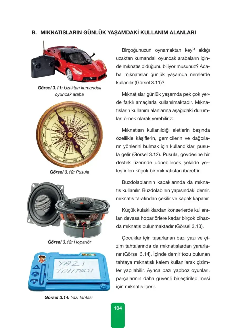 4. Sınıf Fen Bilimleri Ders Kitabı Cevapları Pasifik Yayınları Sayfa 104