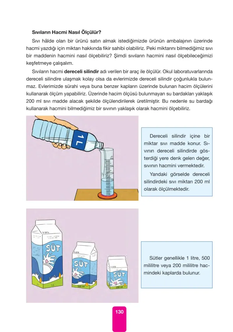 4. Sınıf Fen Bilimleri Ders Kitabı Cevapları Pasifik Yayınları Sayfa 130