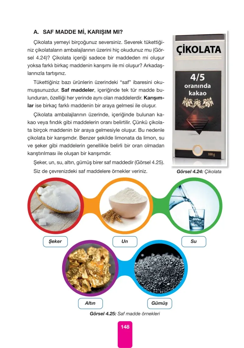 4. Sınıf Fen Bilimleri Ders Kitabı Cevapları Pasifik Yayınları Sayfa 148