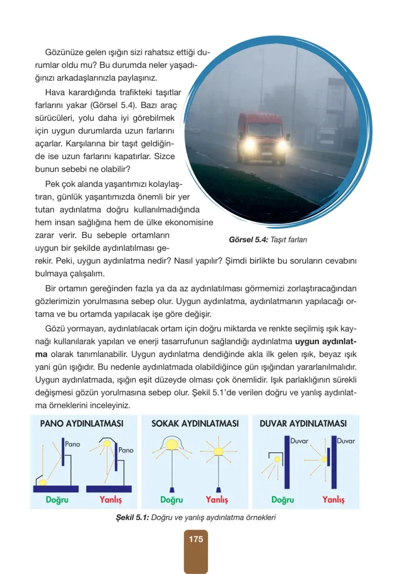 4. Sınıf Fen Bilimleri Ders Kitabı Cevapları Pasifik Yayınları Sayfa 175