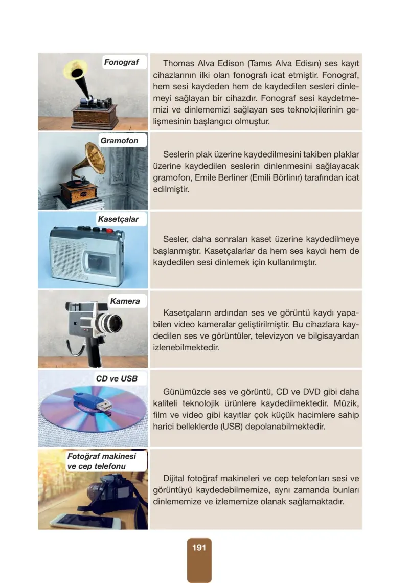 4. Sınıf Fen Bilimleri Ders Kitabı Cevapları Pasifik Yayınları Sayfa 191