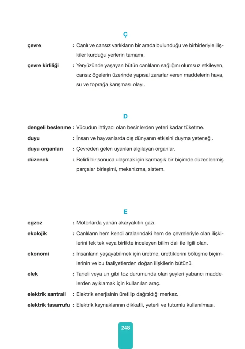 4. Sınıf Fen Bilimleri Ders Kitabı Cevapları Pasifik Yayınları Sayfa 248
