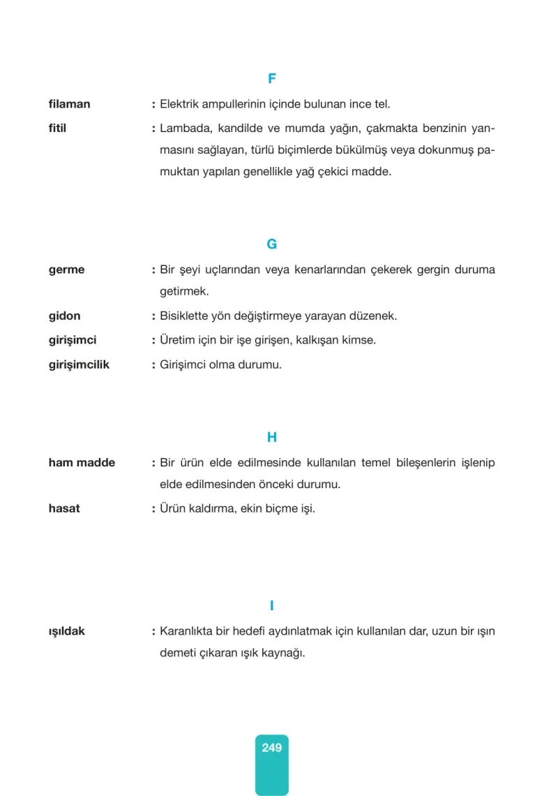 4. Sınıf Fen Bilimleri Ders Kitabı Cevapları Pasifik Yayınları Sayfa 249
