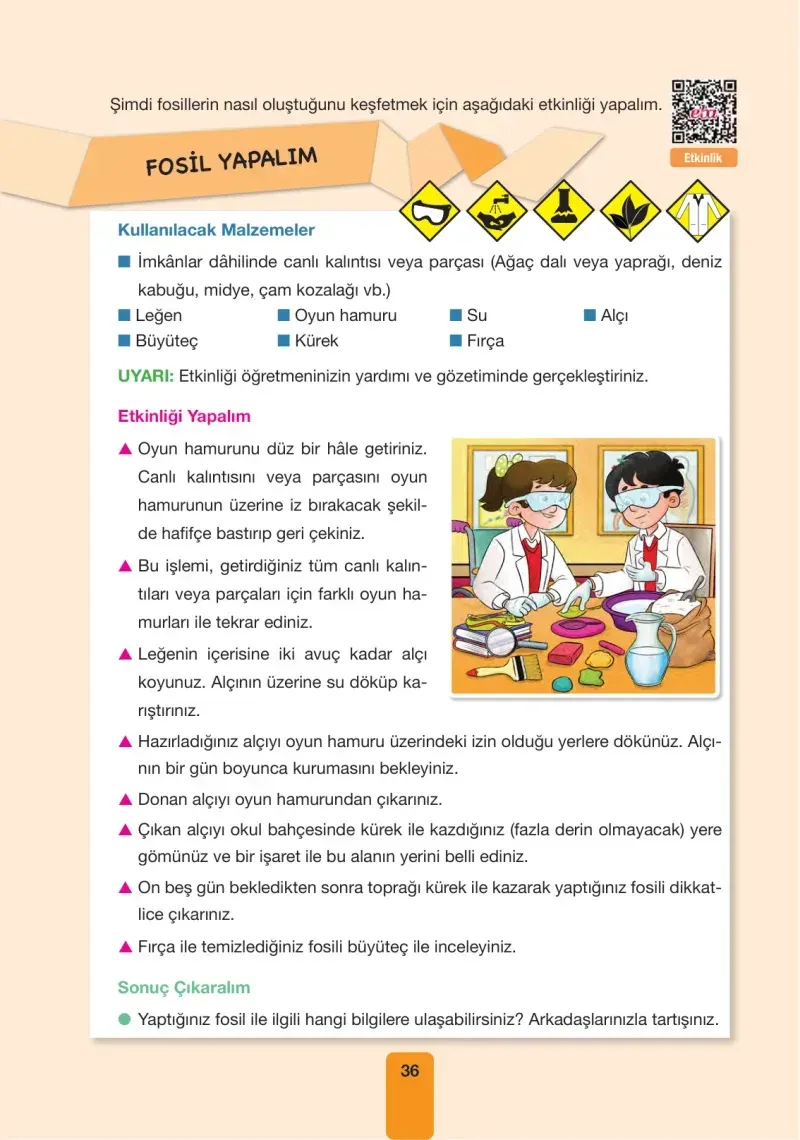 4. Sınıf Fen Bilimleri Ders Kitabı Cevapları Pasifik Yayınları Sayfa 36