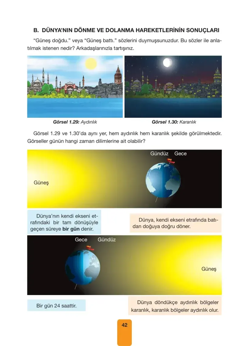 4. Sınıf Fen Bilimleri Ders Kitabı Cevapları Pasifik Yayınları Sayfa 42