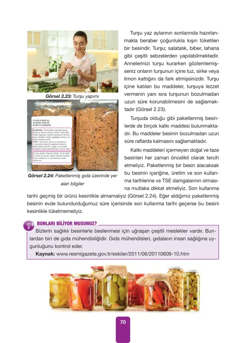 4. Sınıf Fen Bilimleri Ders Kitabı Cevapları Pasifik Yayınları Sayfa 70