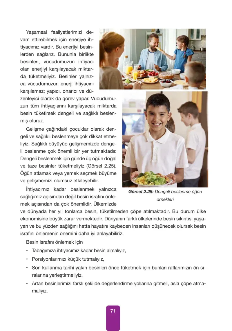 4. Sınıf Fen Bilimleri Ders Kitabı Cevapları Pasifik Yayınları Sayfa 71