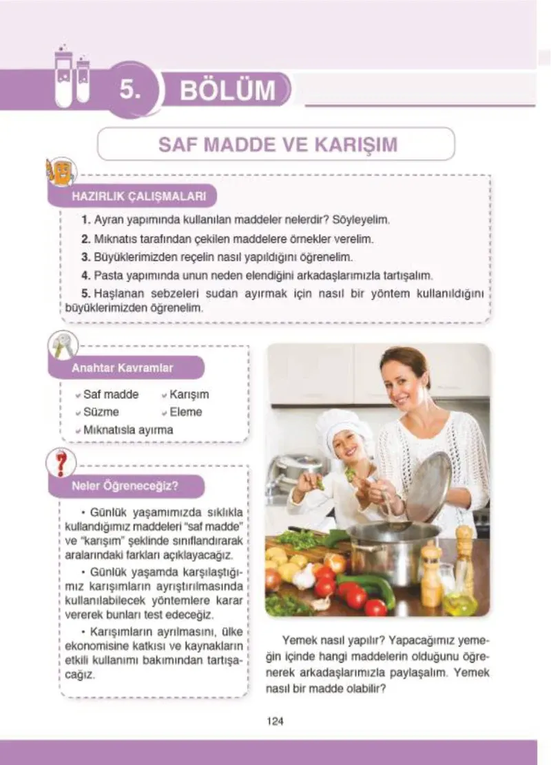 4. Sınıf Fen Bilimleri Ders Kitabı Cevapları SDR İpekyolu Yayıncılık Sayfa 124