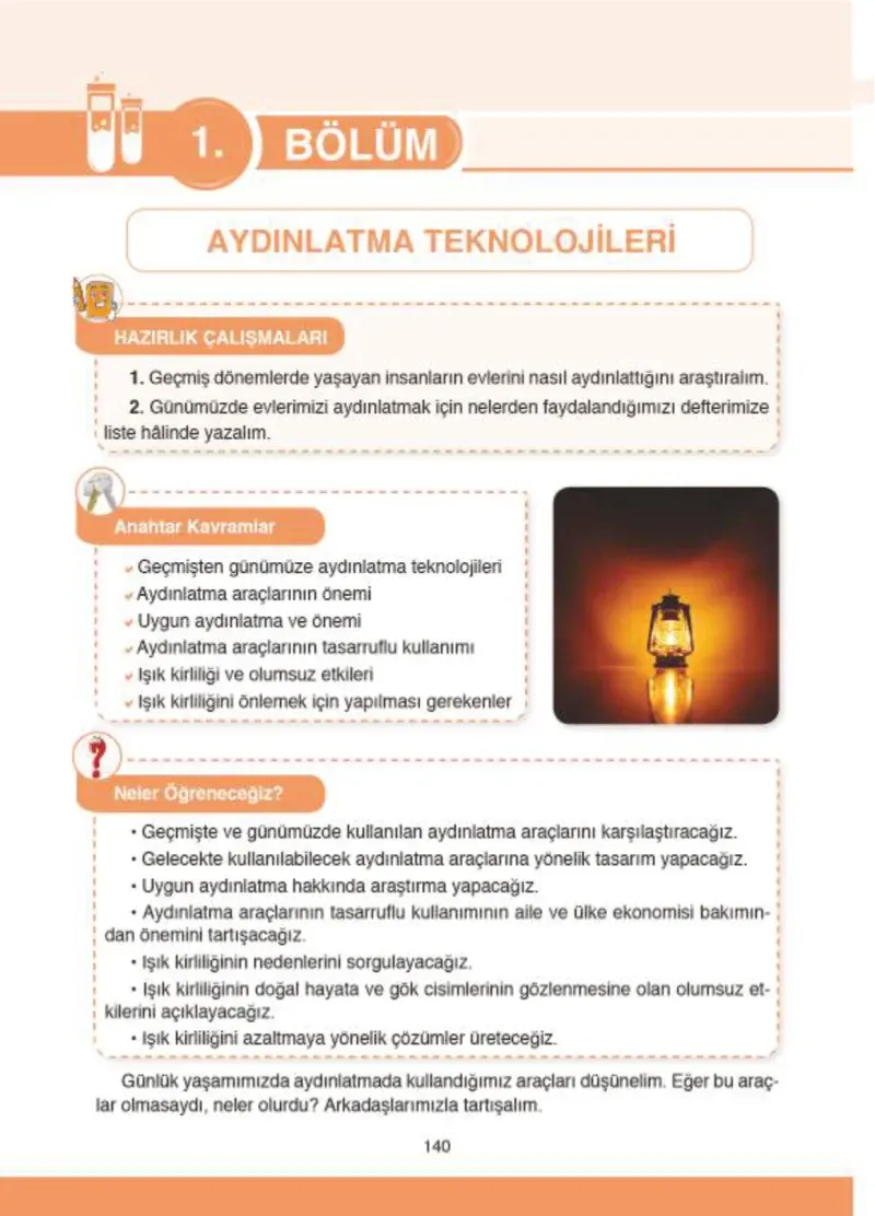 4. Sınıf Fen Bilimleri Ders Kitabı Cevapları SDR İpekyolu Yayıncılık Sayfa 140