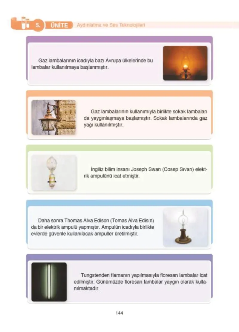 4. Sınıf Fen Bilimleri Ders Kitabı Cevapları SDR İpekyolu Yayıncılık Sayfa 144