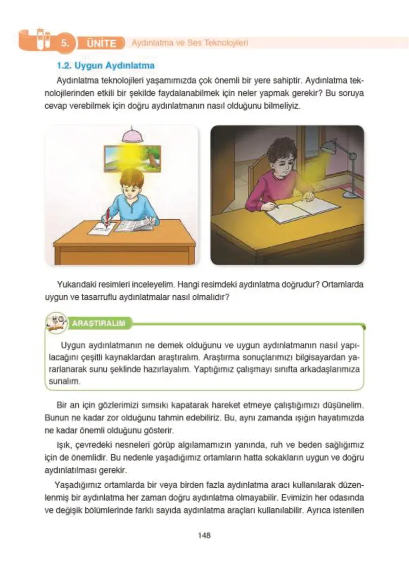 4. Sınıf Fen Bilimleri Ders Kitabı Cevapları SDR İpekyolu Yayıncılık Sayfa 148