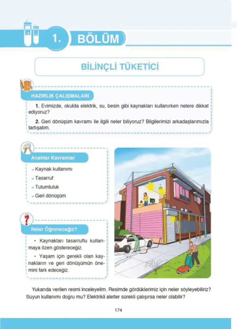 4. Sınıf Fen Bilimleri Ders Kitabı Cevapları SDR İpekyolu Yayıncılık Sayfa 174
