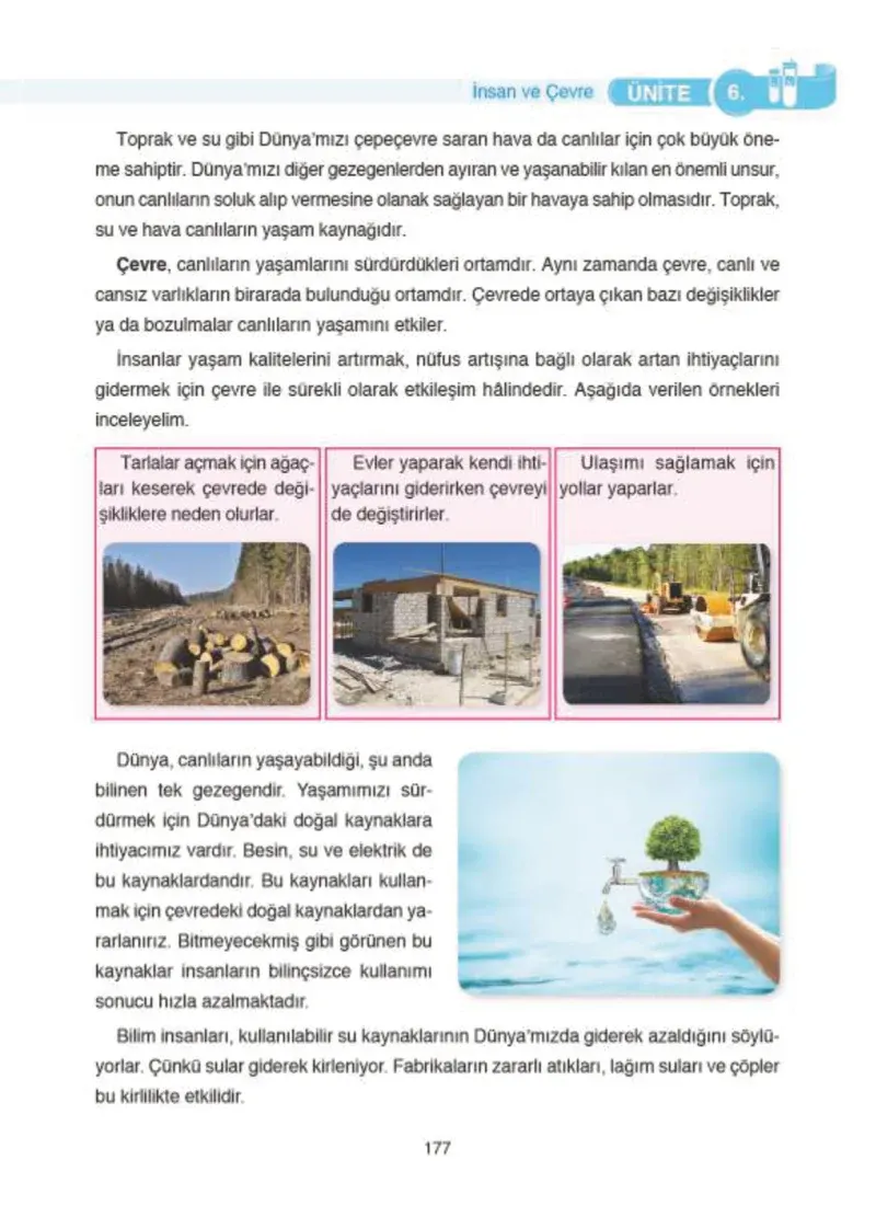 4. Sınıf Fen Bilimleri Ders Kitabı Cevapları SDR İpekyolu Yayıncılık Sayfa 177