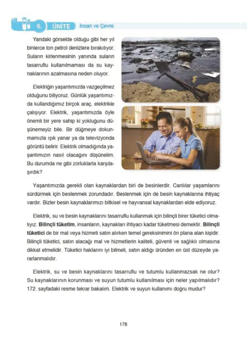 4. Sınıf Fen Bilimleri Ders Kitabı Cevapları SDR İpekyolu Yayıncılık Sayfa 178