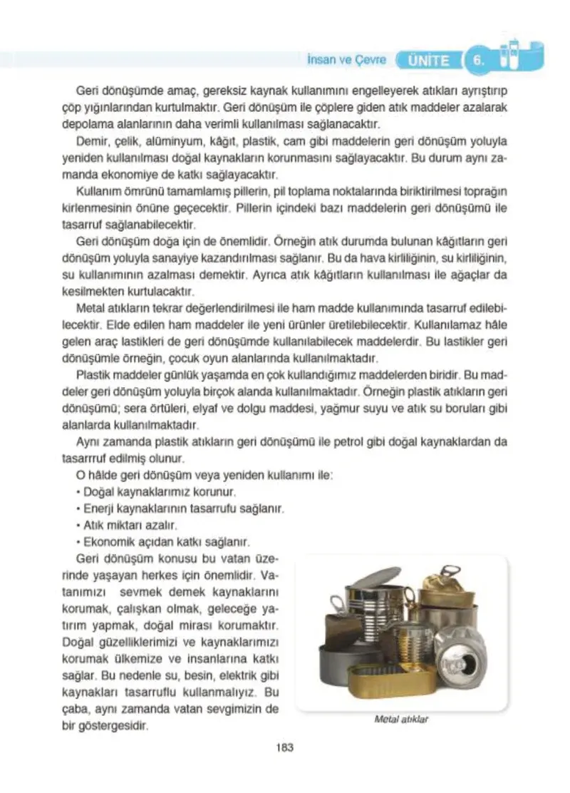4. Sınıf Fen Bilimleri Ders Kitabı Cevapları SDR İpekyolu Yayıncılık Sayfa 183
