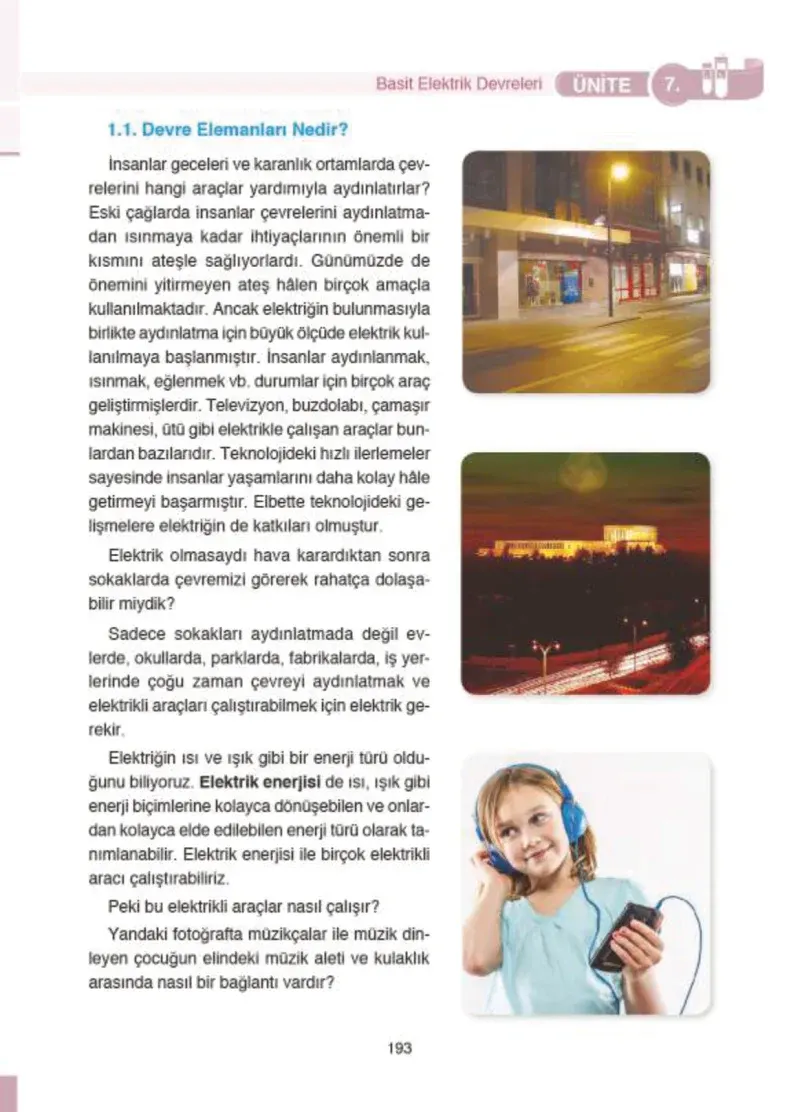 4. Sınıf Fen Bilimleri Ders Kitabı Cevapları SDR İpekyolu Yayıncılık Sayfa 193