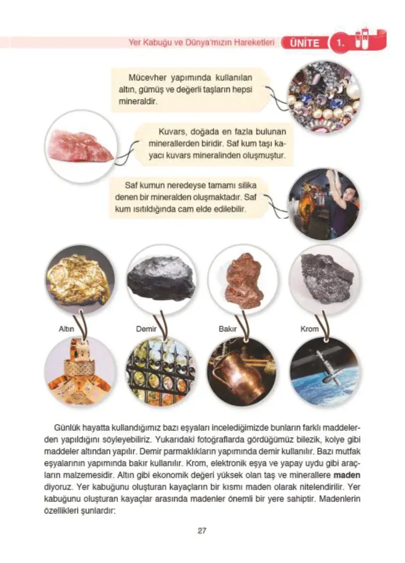 4. Sınıf Fen Bilimleri Ders Kitabı Cevapları SDR İpekyolu Yayıncılık Sayfa 27