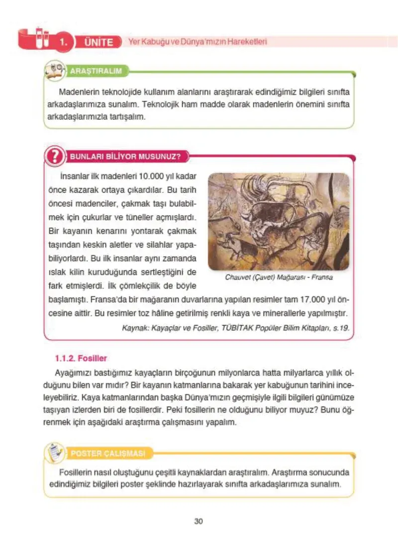 4. Sınıf Fen Bilimleri Ders Kitabı Cevapları SDR İpekyolu Yayıncılık Sayfa 30