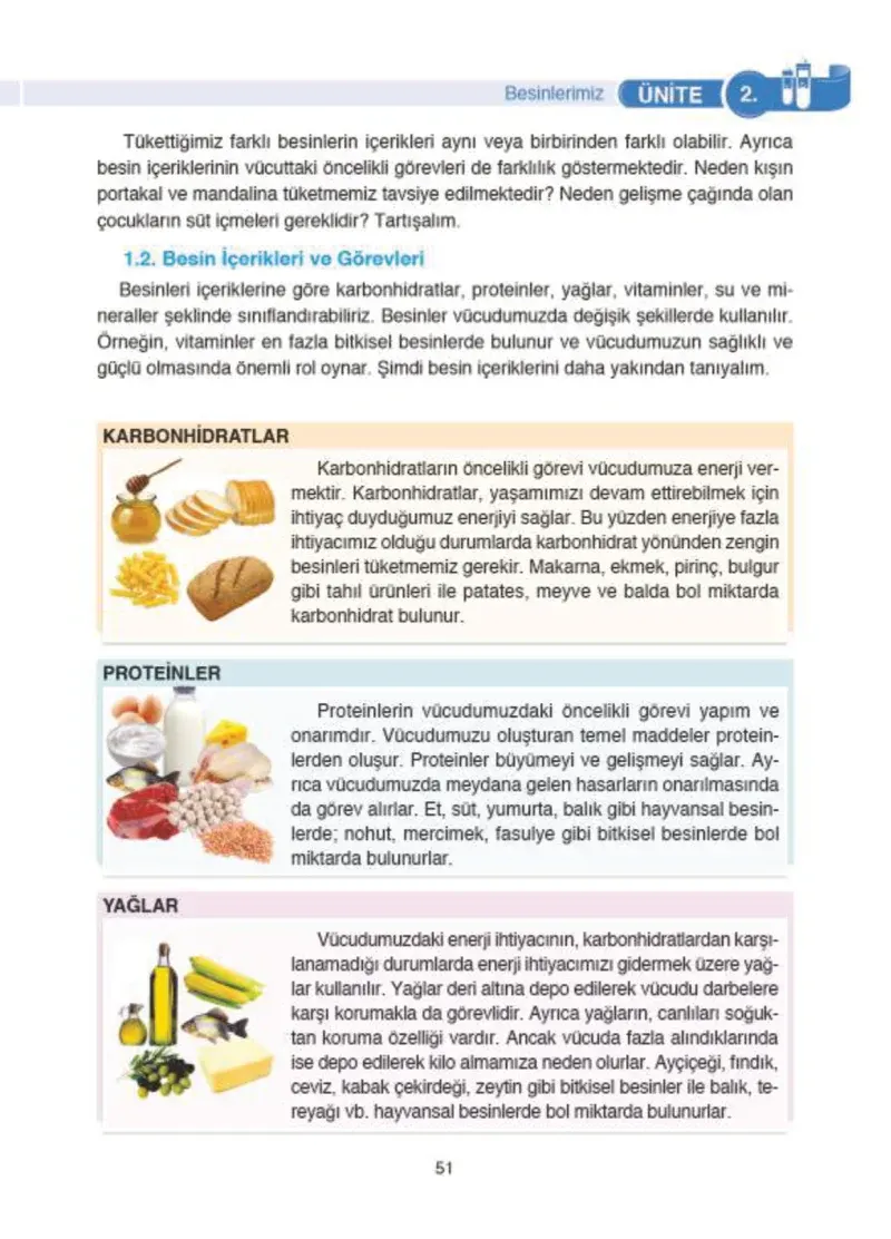 4. Sınıf Fen Bilimleri Ders Kitabı Cevapları SDR İpekyolu Yayıncılık Sayfa 51