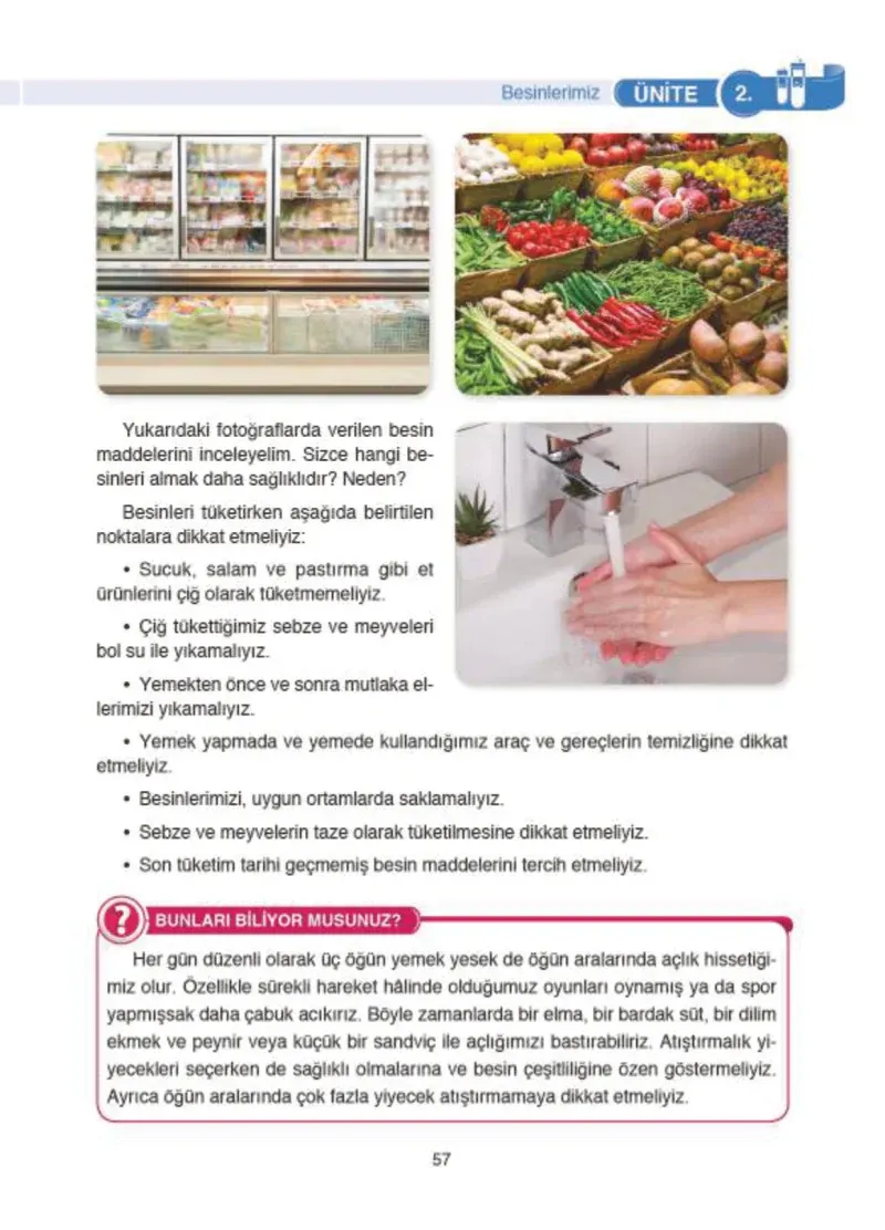 4. Sınıf Fen Bilimleri Ders Kitabı Cevapları SDR İpekyolu Yayıncılık Sayfa 57