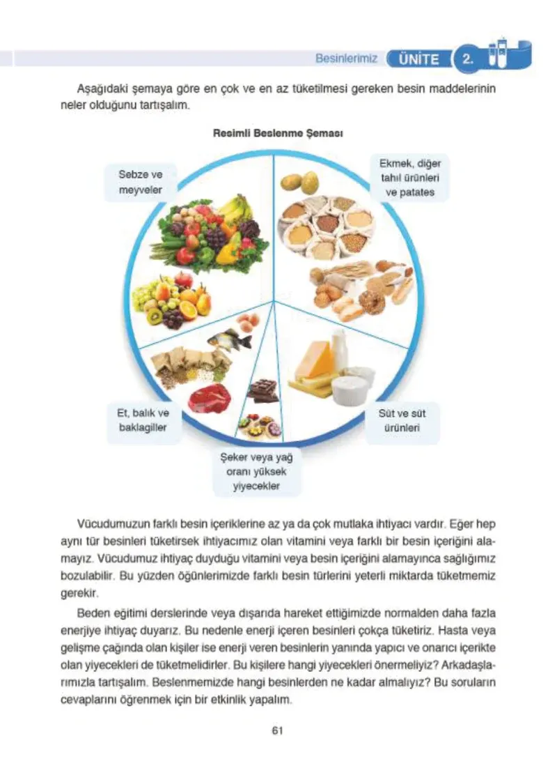 4. Sınıf Fen Bilimleri Ders Kitabı Cevapları SDR İpekyolu Yayıncılık Sayfa 61